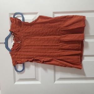 Loft Orange Tank Blouse